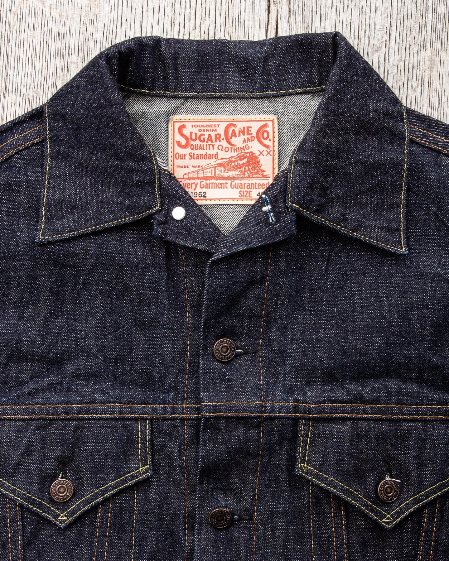 Sugar Cane & Co 1962 Type 3 Denim Jacket SC12962A