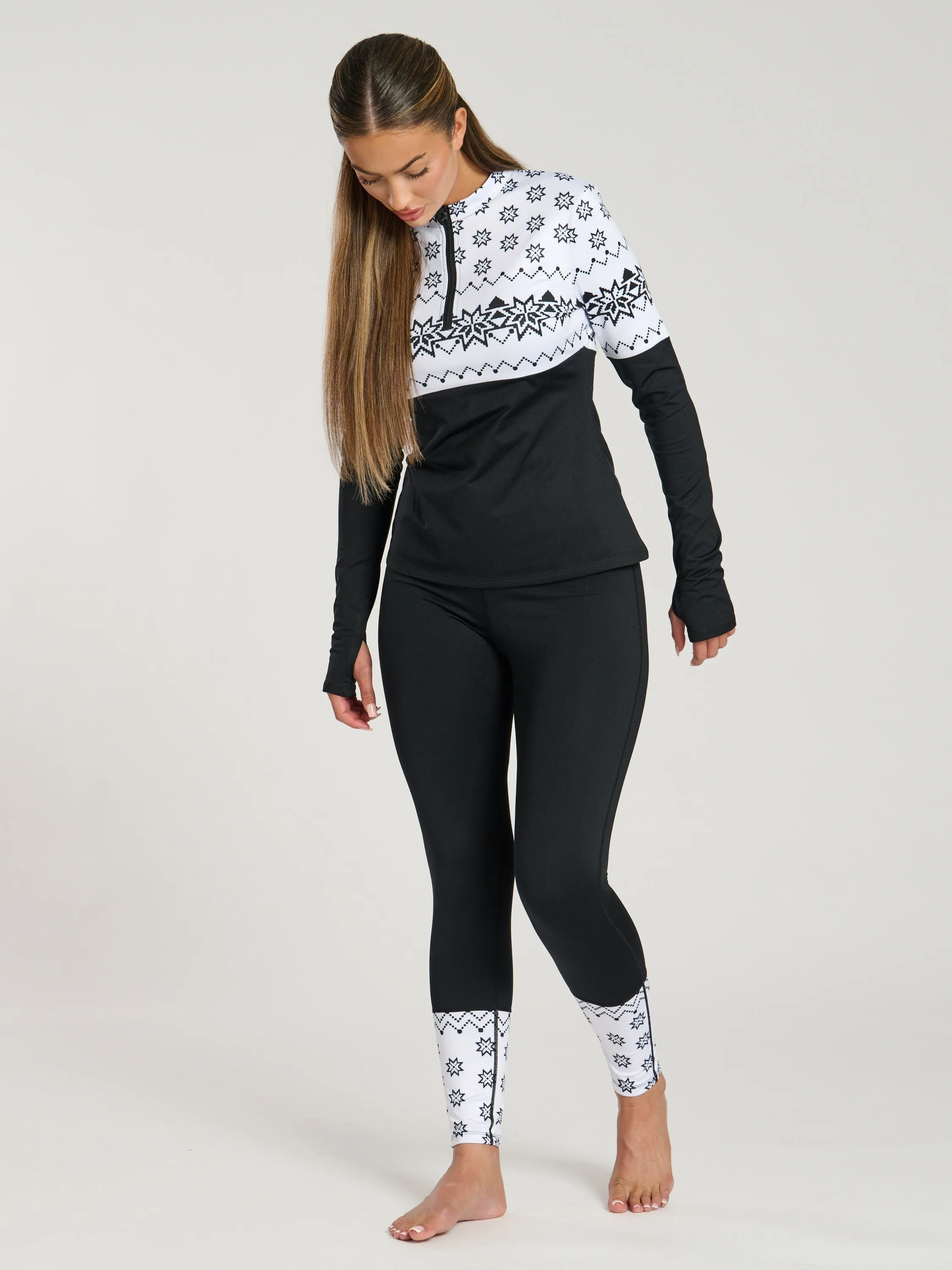 The 'Alpine' legging in black