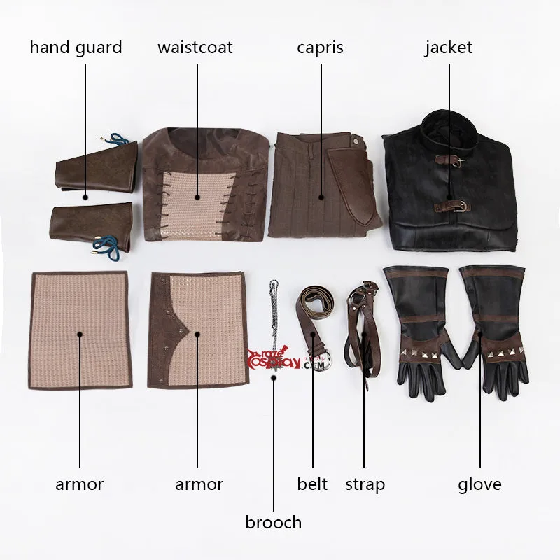 The Witcher Geralt of Rivia Cosplay Costume
