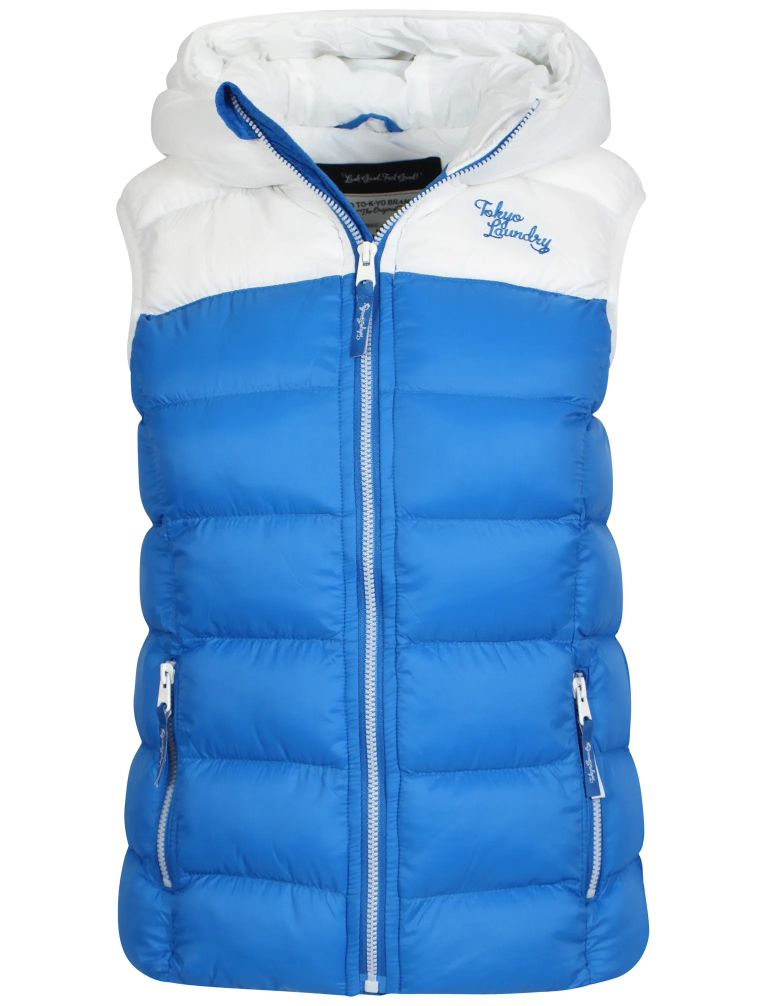 Tokyo Laundry  blue & white gilet