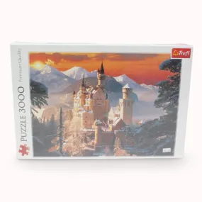 Trefl Wintry Neuschwanstein Castle, Germany Puzzle - 3000 Pcs