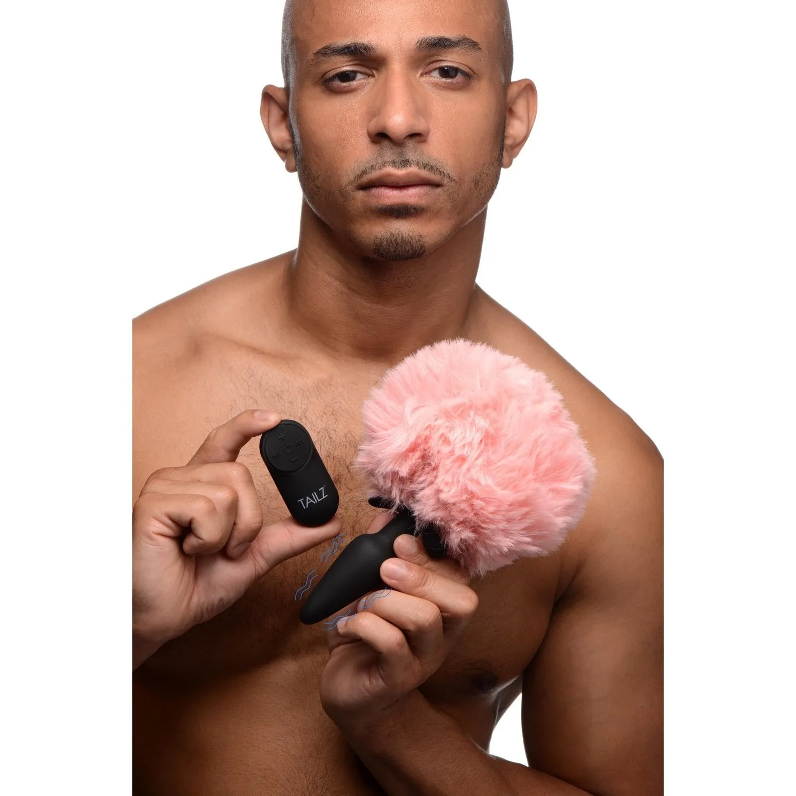 Vibrating Silicone Anal Plug With 3 Interchangeable Tails
