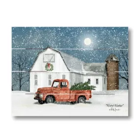 Wintry Weather - Pallet Art