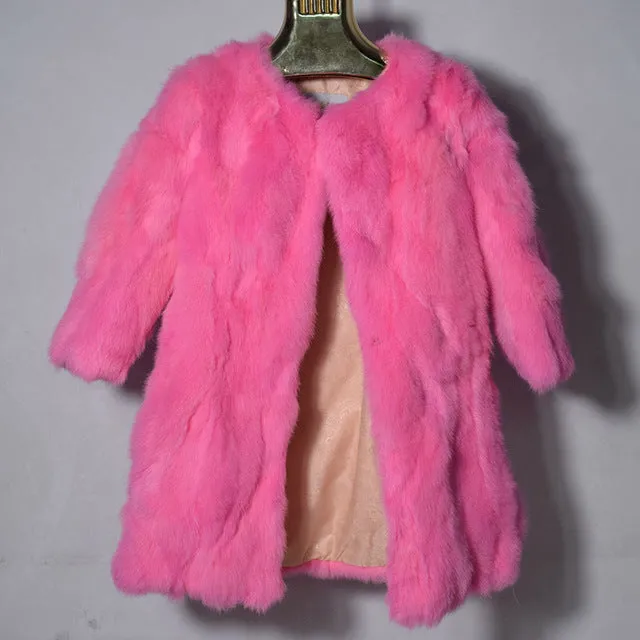 Women Real Rabbit Fur Coat Jackets Genuine Fur Coat Womens Fashion Outwear High Quality Winter Autumn Natural Rabbit Fur Coats