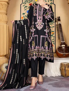 Women's "KARA" Winter Three Piece Khaddar Suit