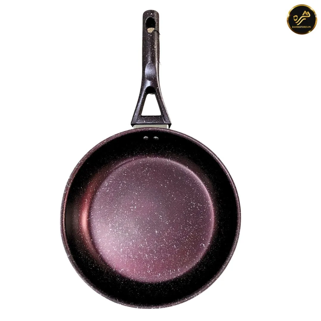 XELENT Marble FRYING PAN (Mehroon)22 CM