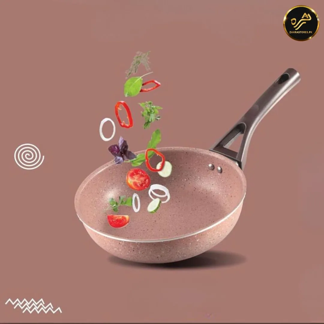 XELENT Marble FRYING PAN (PINK)